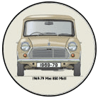 Mini 850 1969-80 (MKIII) Coaster 6